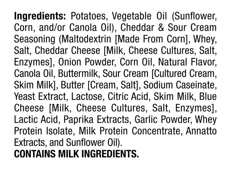 Lay’s Potato Chips, Cheddar & Sour Cream – 7.75 oz