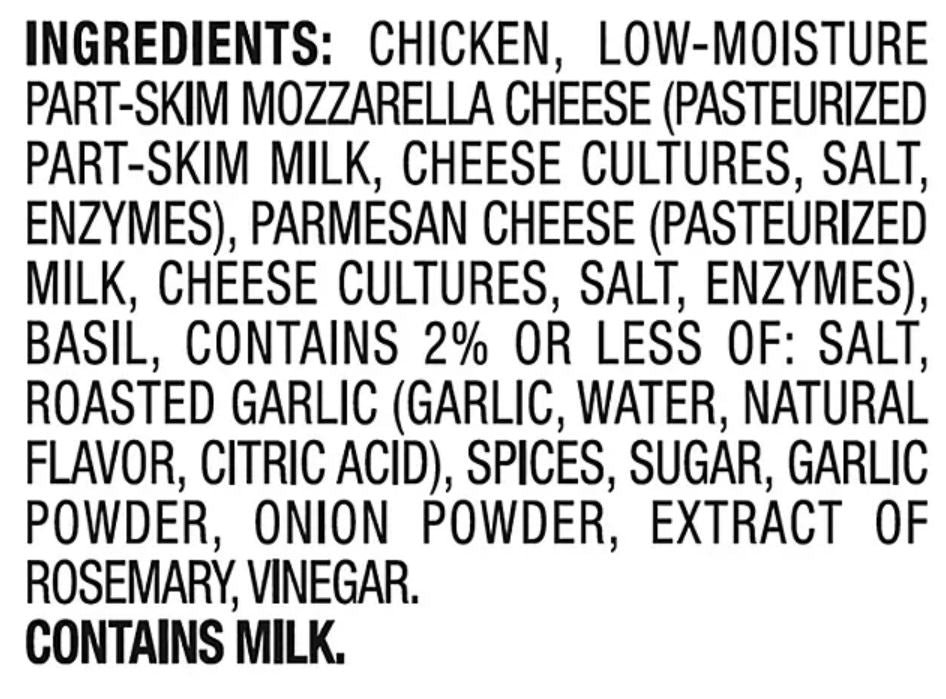 Member’s Mark Mozzarella Chicken Meatballs – 2 lbs (32 oz)