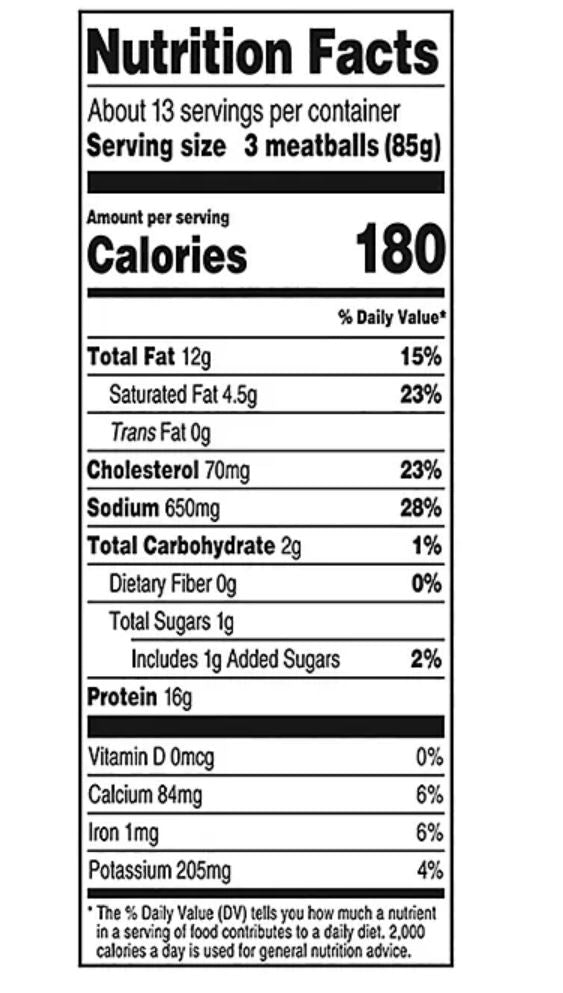 Member’s Mark Mozzarella Chicken Meatballs – 2 lbs (32 oz)