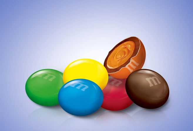 M&M’s Caramel Milk Chocolate Candy, Family Size – 17.24 oz