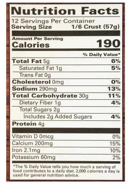 Mama Mary’s Original 12-Inch Pizza Crust, 2 Count – 24 oz