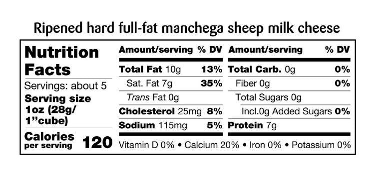 President Don Bernardo Manchego Cheese – 5.28 oz
