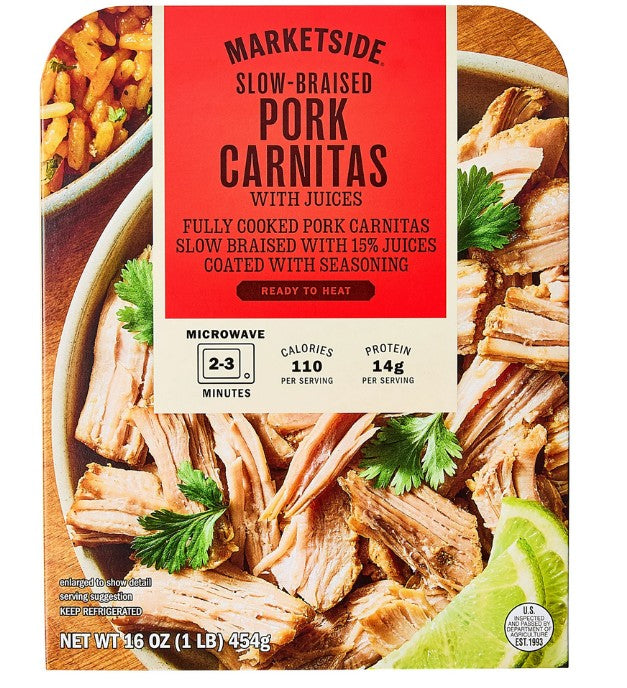 Marketside Ready to Heat Smoked Pork Shoulder Carnitas (16 oz)