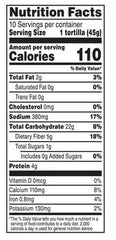 Mission Soft Taco Whole Wheat Tortillas, 10 Count – 16 oz