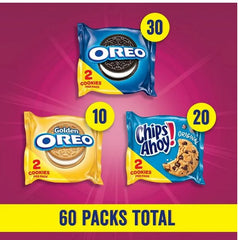 Nabisco Sweet Treats Variety Pack, 60 pk. 46.6 oz