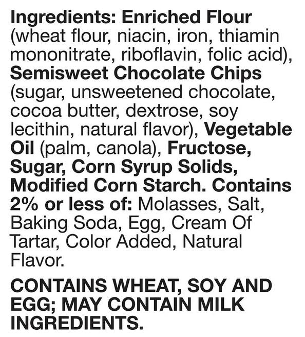 Pillsbury Soft Baked Mini Chocolate Chip Cookies- 2.63 lbs (42oz.), 28 pk.