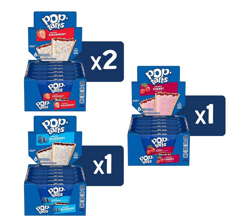 Pop-Tarts Frosted Variety Pack, 48 ct. (5 lb 1 oz)