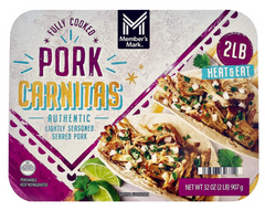 Member's Mark Fully Cooked Pork Carnitas, 2 lbs. (32 oz)