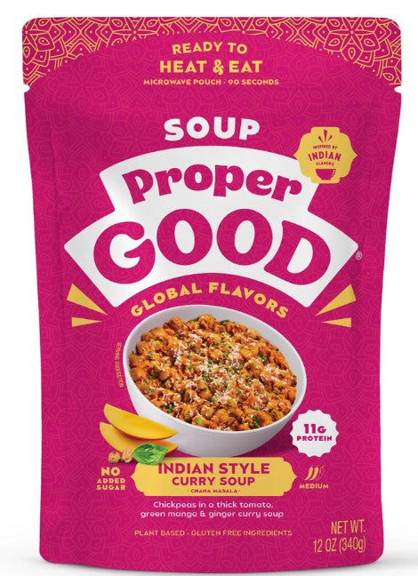 Proper Good Ready to Serve Indian Style Curry Soup, 12 oz
