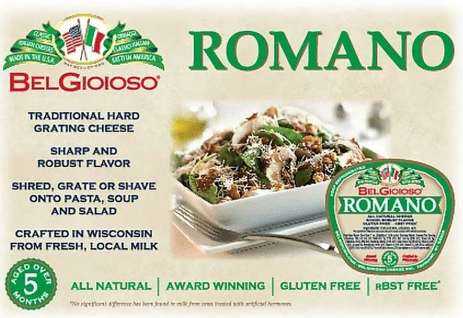 BelGioioso Romano Cheese Wedge – 8 oz