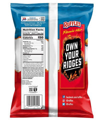 Ruffles Potato Chips Flamin' Hot Flavored – 8 oz