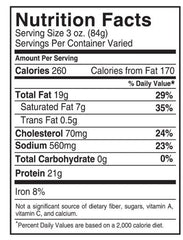 Sadler's Smokehouse Mesquite Smoked Sliced Beef Brisket – 2 lbs (32 oz)