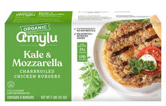 Hamburguesas de pollo con espinacas y queso feta Amylu, 8 unidades (2 lb (32 oz))