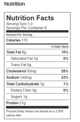 Hamburguesas de pollo con espinacas y queso feta Amylu, 8 unidades (2 lb (32 oz))