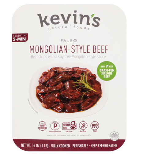 Kevin's Natural Foods Paleo Mongolian-Style Beef  (16 oz)