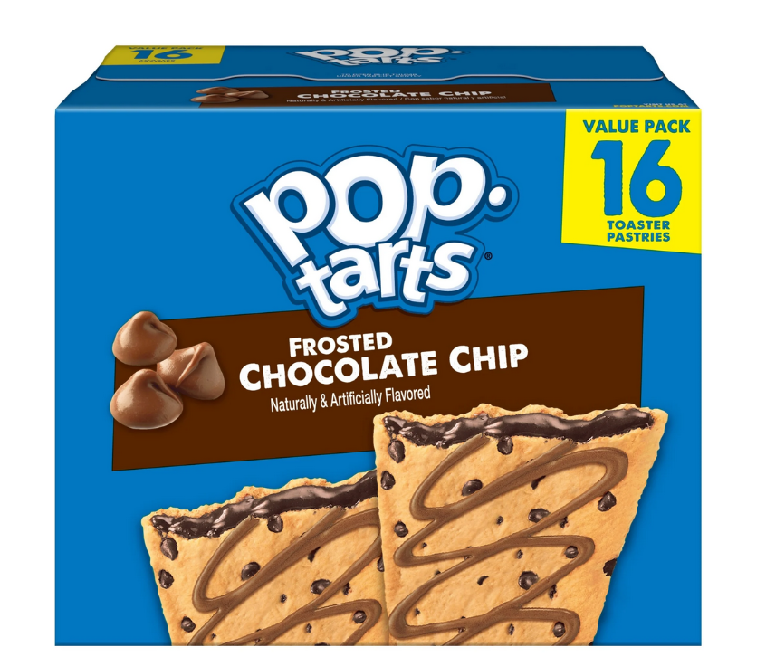Pop-Tarts Frosted Chocolate Chip Toaster Pastries, 27 oz (16 Count)