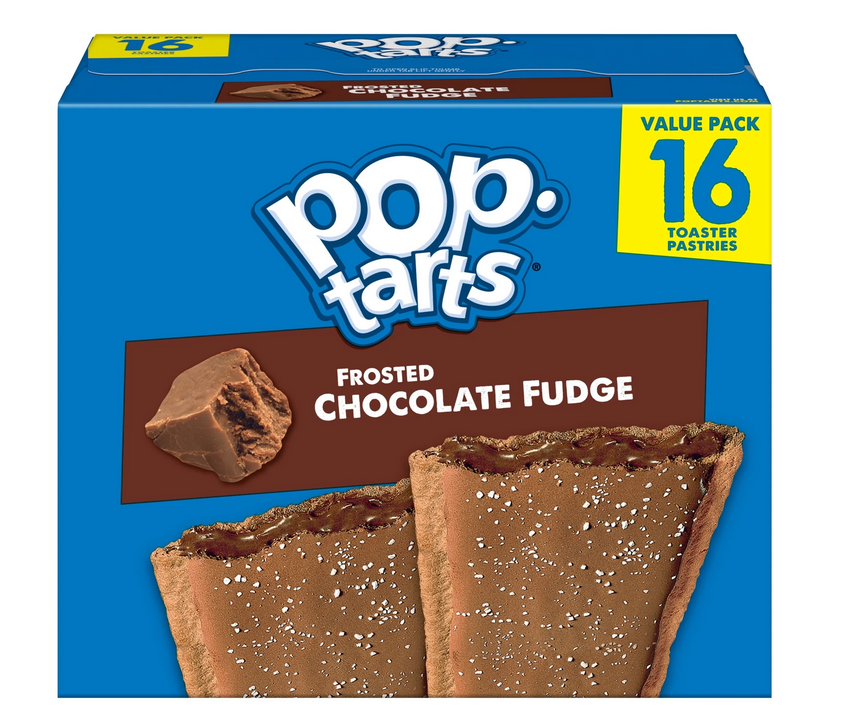 Pop-Tarts Frosted Frosted Chocolate Fudge Toaster Pastries, 27 oz (16 Count)