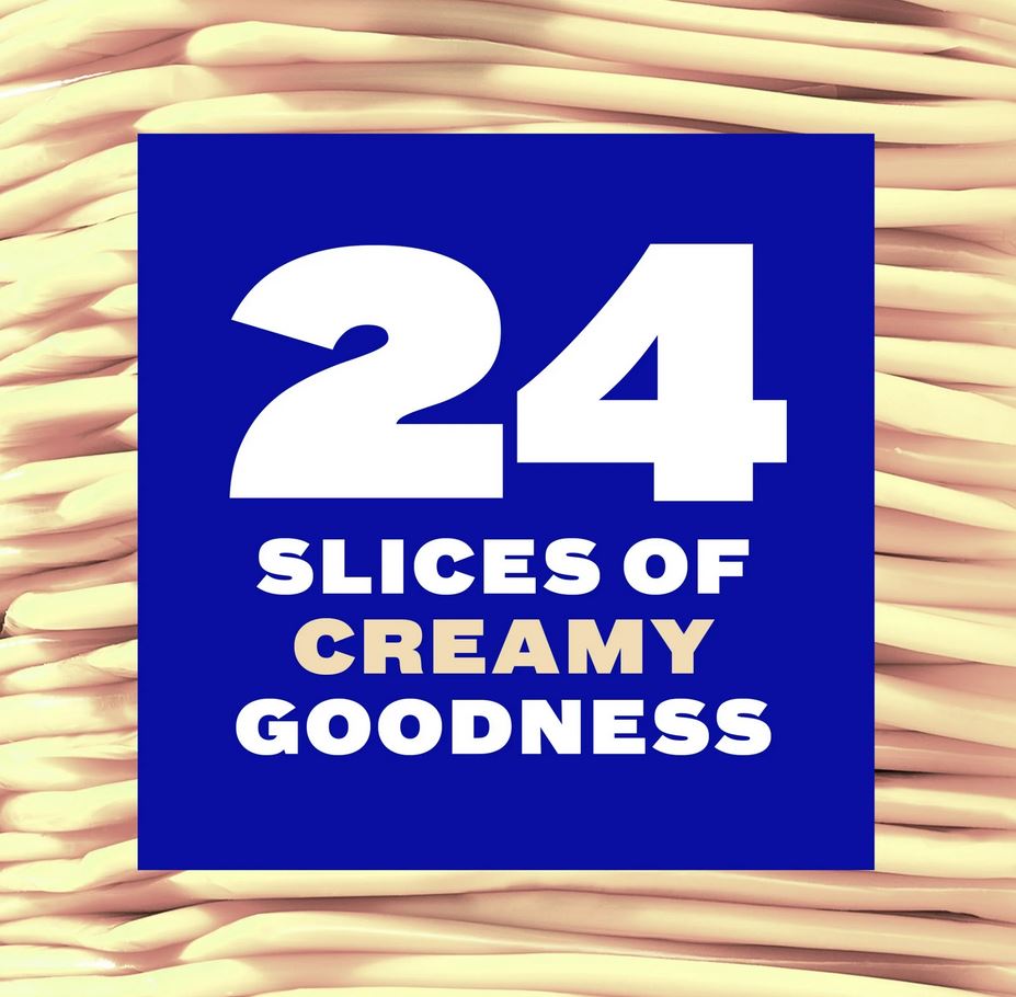 Kraft Singles White American Cheese Slices, 24 ct – 16 oz