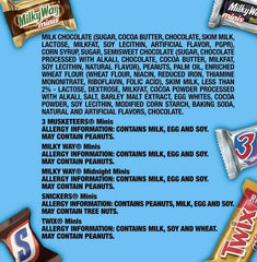 Snickers, Twix & More Back to School Chocolate Bar Variety Pack, 30 ct – 8.9 oz