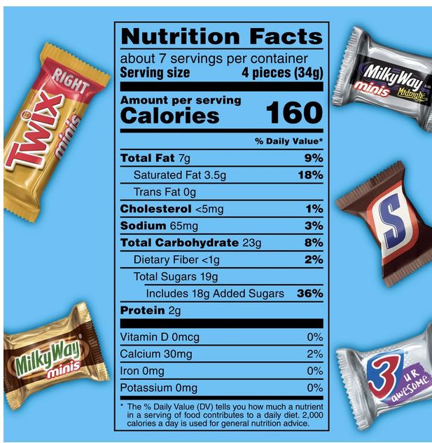 Snickers, Twix & More Back to School Chocolate Bar Variety Pack, 30 ct – 8.9 oz