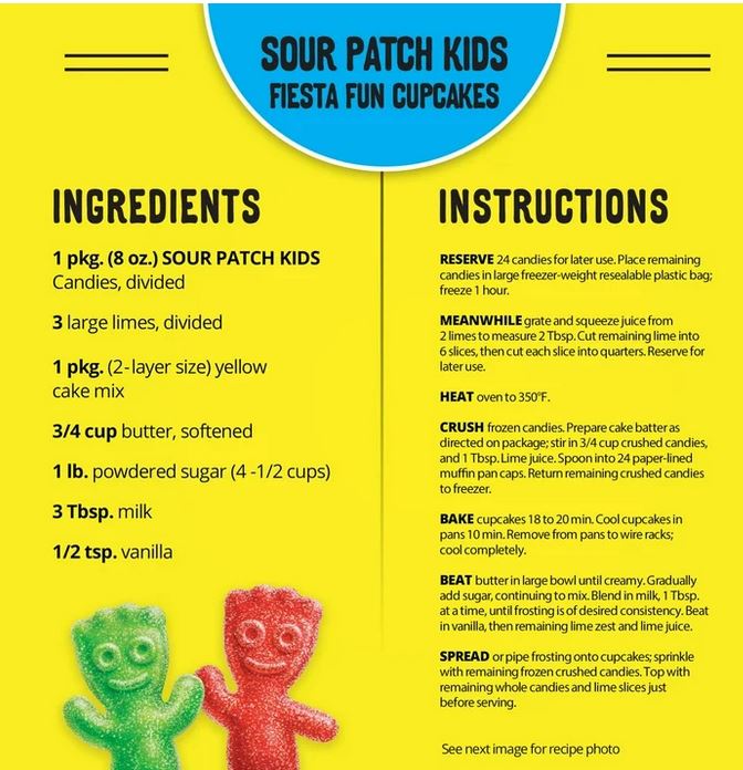 Sour Patch Kids Soft & Chewy Candy, Family Size – 1.8 lbs (29 oz)