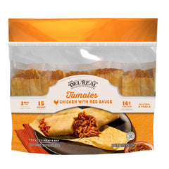 Del Real Foods Chicken In Red Sauce Tamales, 15-count - 90 oz