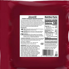 Johnsonville Turkey Cheddar Smoked Sausage, 6 Links – 13.5 oz