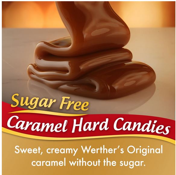 Werther’s Original Hard Sugar Free Caramel Candy – 2.75 oz