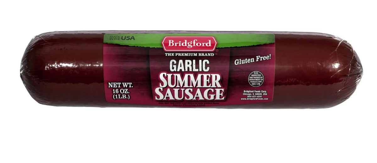 Bridgford Garlic Summer Sausage – 16 oz