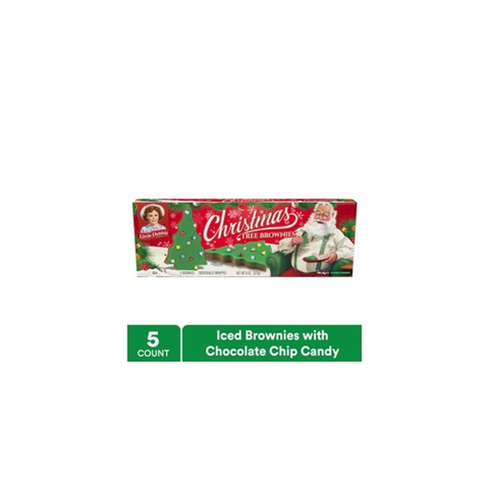 Little Debbie Christmas Tree Brownies - 5 Count - 8 oz