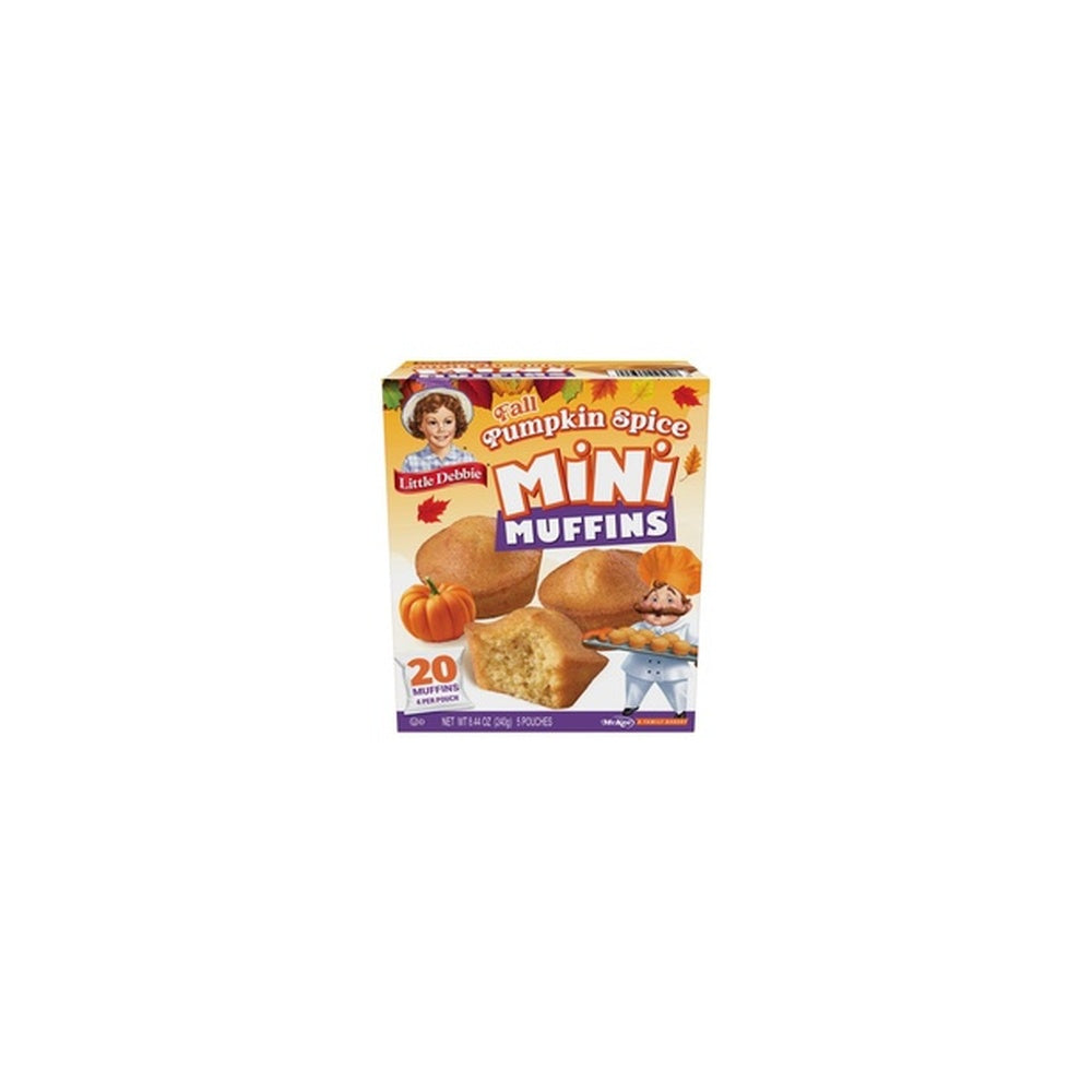 Little Debbie Pumpkin Spice Mini Muffins - 5 Pouches - 8.44 oz
