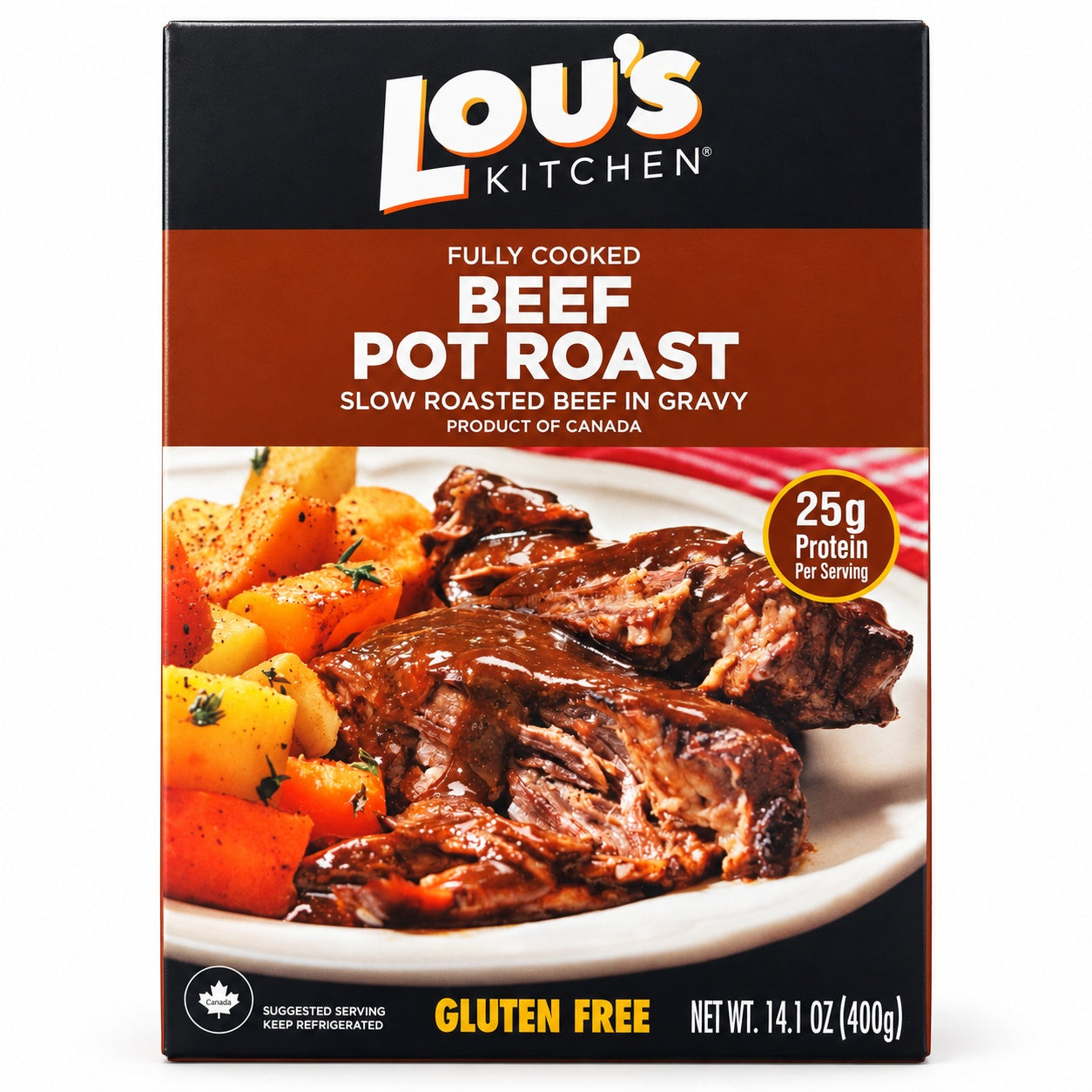 Lou's Kitchen Fully Cooked Beef Pot Roast - 14.1 oz