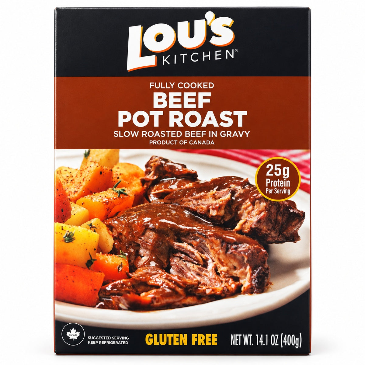 Lou's Kitchen Fully Cooked Beef Pot Roast - 14.1 oz