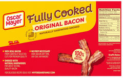 Oscar Mayer Fully Cooked Original Bacon Mega Pack, 6.3 Oz Box