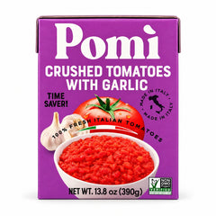 Pomi Crushed Tomatoes with Garlic - 13.8 oz